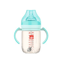 gb 好孩子 铂金系列 B80485 PPSU奶瓶 240ml 孔雀蓝 6月+