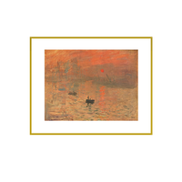 买买艺术 克劳德·莫奈《日出》50x40cm 1872 艺术微喷
