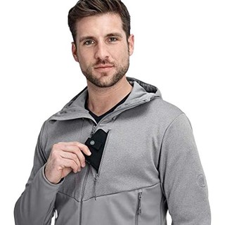 MAMMUT 猛犸象 Ultimate Vi Hooded 男子软壳衣 1011-01230 灰色 L