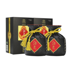 酒鬼酒黑金版52度500ml2瓶馥郁香型国产高度白酒