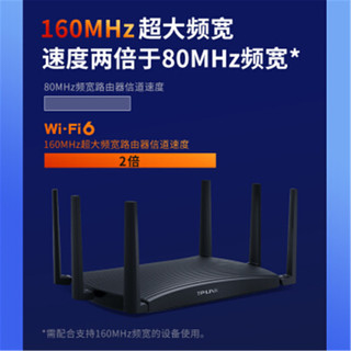 双频千兆无线路由器WiFi6游戏路由智能家用XDR5470易展Turbo版