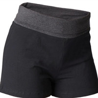 DECATHLON 迪卡侬 女子瑜伽短裤 黑色 M