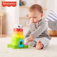 Fisher-Price 声光火山叠叠乐儿童益智拼叠发光音乐趣味婴儿玩具