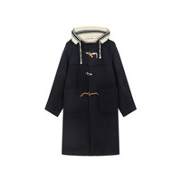 bosie 男女款长款大衣 2111408061071K 深蓝 XL