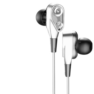 欧美特 X8 升级款 入耳式动圈降噪有线耳机 珠光白 3.5mm
