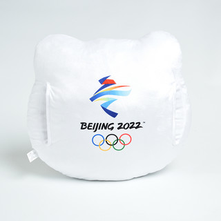 奥林匹克 北京冬奥会吉祥物暖手抱枕2只装午睡趴枕可爱秋冬