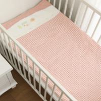 L-LIANG 良良 乐优系列 婴儿麻棉隔尿垫 粉色 110*72cm