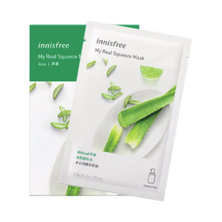 innisfree 悦诗风吟 悦享鲜萃芦荟面膜 25ml*10片