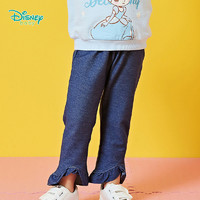 Disney 迪士尼 童装 儿童裤子女童长裤春秋喇叭裤小童宝宝仿牛仔裤韩版潮
