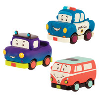 PLUS会员：B.Toys 比乐 惯性发条回力车奔跑组3只装