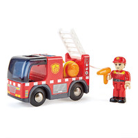 Hape 德国3岁以上儿童玩具火车轨道模型玩具应急救助站套装