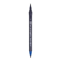 Kuretake 吴竹 ZIG双头软毛水彩笔 暗蓝色 软毛硬笔两用 单支装 TUT-95-063