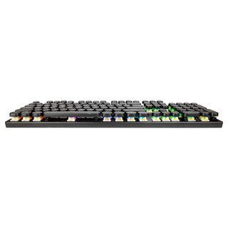 1STPLAYER 首席玩家 MK5 104键 有线机械键盘 黑色 国产青轴 RGB