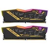 Team 十铨 炫光迷彩系列 TUF联名迷彩 DDR4 3000MHz RGB  台式机内存 灯条 黑色 16GB 8GBx2