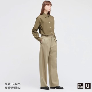 UNIQLO 优衣库 442808 女士全棉长衬衫