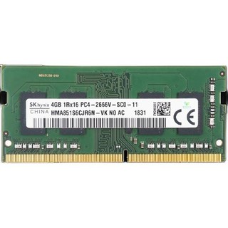 SK hynix 海力士 DDR4 2666MHz 笔记本内存 普条 4GB 绿色