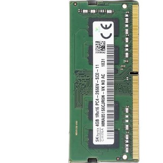 SK hynix 海力士 DDR4 2666MHz 笔记本内存 普条 4GB 绿色