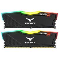 Team 十铨 炫光迷彩系列 DDR4 3000MHz RGB  台式机内存 灯条 黑色 16GB 8GBx2