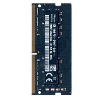 SK hynix 海力士 DDR4 2666MHz 笔记本内存 普条 黑色 8GB