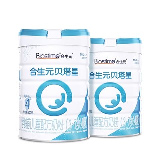 BIOSTIME 合生元 贝塔星系列 儿童奶粉 国行版 4段 800g*2罐