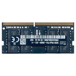 SK hynix 海力士 DDR4 2666MHz 笔记本内存 普条 黑色 16GB