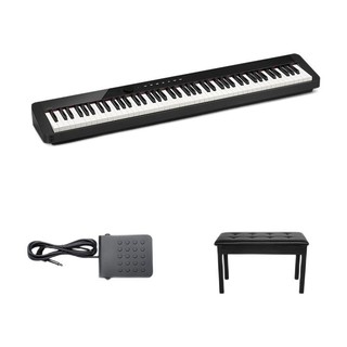 CASIO 卡西欧 PX-S1000 电钢琴 88键重锤 黑色 单踏板 琴凳