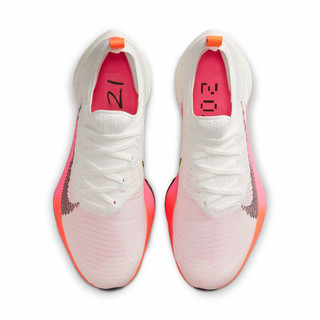 NIKE 耐克 Air Zoom Tempo Next% Fk 女子跑鞋 DJ5431-100 白/粉 39