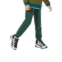 SKECHERS 斯凯奇 L321B102 儿童运动裤 加绒款 碳松树绿色/01WN 160cm