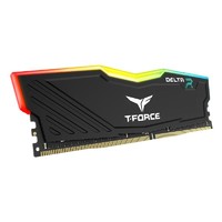 Team 十铨 DELTA系列 DDR4 3200MHz RGB 台式机内存 灯条 黑色 16GB 8GBx2 TF4D416G3200HC16CDC01