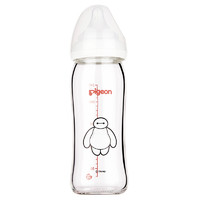 Pigeon 贝亲 Disney自然实感系列 玻璃彩绘奶瓶