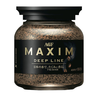 agf马克西姆速溶黑瓶苦咖啡80g