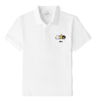 LACOSTE 拉科斯特 X Friends With You 男女款短袖POLO衫 PH0407 白色 S