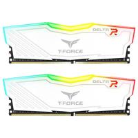 Team 十铨 DELTA系列 DDR4 3600MHz RGB 台式机内存 灯条 白色 32GB 16GBx2 TF4D432G3600HC18JDC01