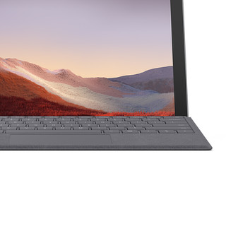 Microsoft 微软 Surface Pro7/7 特制版磁吸键盘盖 亮铂金