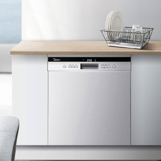 Midea 美的 WQP12-W5302D-CN-A(P10) 嵌入式洗碗机 14套 银色