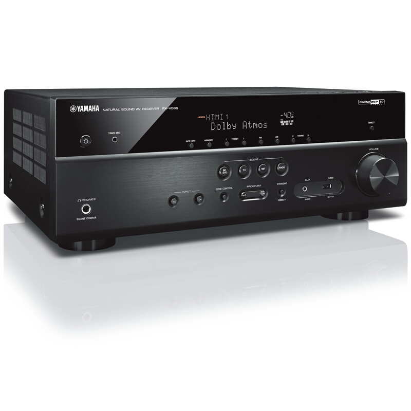 YAMAHA 雅马哈 RX-V585 7.2声道功放机 黑色