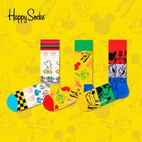 Happy Socks HappySocks迪士尼联名袜子女ins潮中筒袜男情侣棉袜