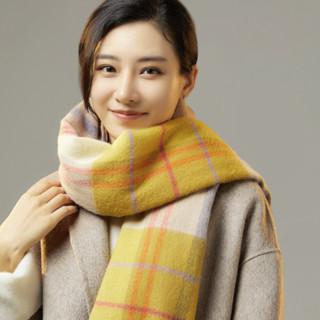 SHANGHAI SYORY 上海故事 女士羊毛围巾 W1921409 姜黄 200*70cm