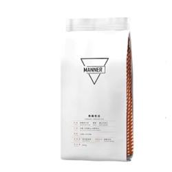 MANNER 曼特宁G1 湿刨处理 深度烘焙 手冲咖啡豆 250g