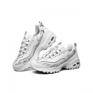 SKECHERS 斯凯奇 D'lites 1.0 女子休闲运动鞋 149232/WBK 白黑 36