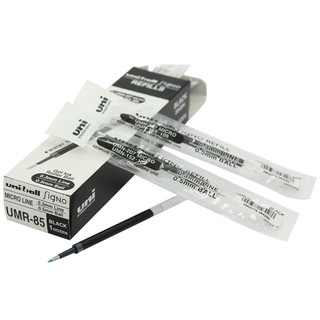Uniball 三菱 UMR-85 中性笔替芯 0.5mm 黑色 12支装