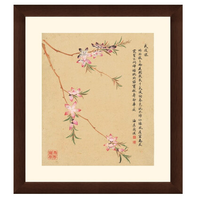 雅昌 邹一桂《桃花图》42x47cm