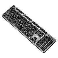 HP 惠普 GK100 104键 有线机械键盘 金属灰 国产黑轴 单光