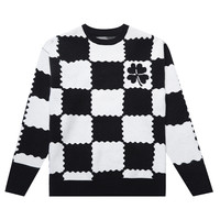 EYT 男女款圆领针织衫 WYZB1106 黑色 L