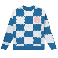 EYT 男女款圆领针织衫 WYZB1106 蓝色 L