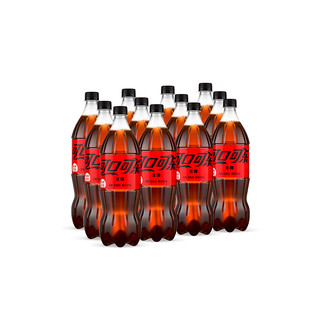 Coca-Cola 可口可乐 无糖 汽水 1250ml*12瓶