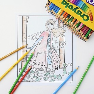 Crayola 绘儿乐 68-4050 油性彩色铅笔 50色