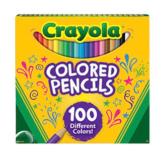 Crayola 绘儿乐 68-40100 油性彩色铅笔 100色