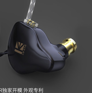 KUIBAO 魁宝 KBEAR KS1 带麦 入耳式动圈有线耳机 黑色 3.5mm