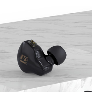 KUIBAO 魁宝 KBEAR KS1 带麦 入耳式动圈有线耳机 黑色 3.5mm